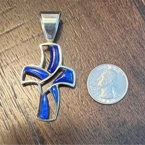 JAY KING LAPIS CROSS PENDANT